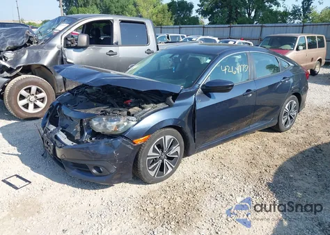 2016 Honda Civic Ex-L z USA, uszkodzony, nr VIN 19XFC1F72GE023244